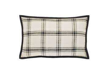 Blake check rectangular cushion - Walton & Co 